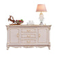 Glam Sideboard White Wood with Door and Drawer for Living Room Clearhalo 'buffet_sideboard' 'Buffets & Sideboards' 'furn' 'furn_buffet_sideboard' 'Furniture' 'Kitchen & Dining Furniture' 5304398
