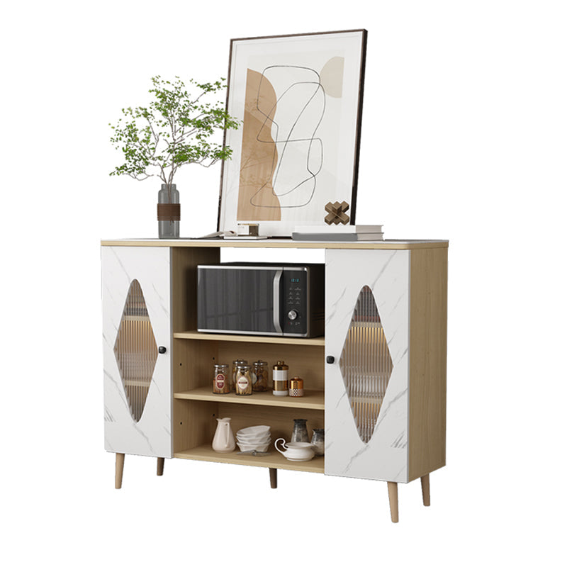 Schedate sideboard Glam Stone Scaffali per sala da pranzo Sideboard
