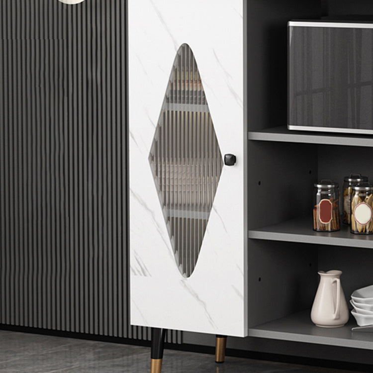 Schedate sideboard Glam Stone Scaffali per sala da pranzo Sideboard