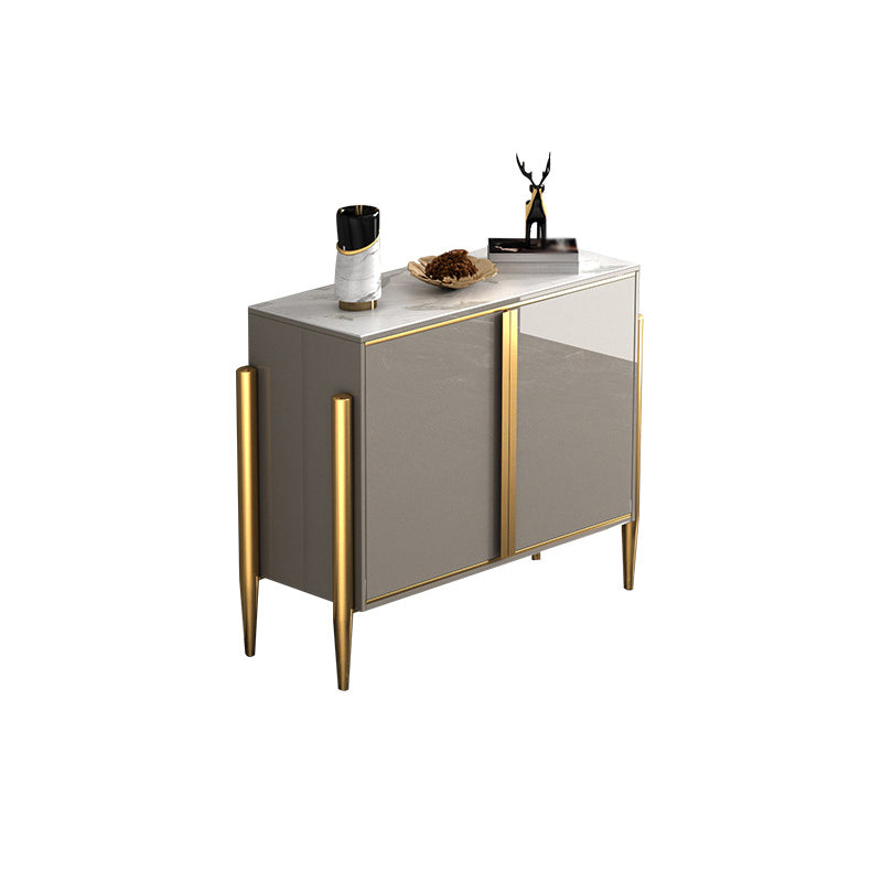 Glam Sideboard Stone Top con sideboard della porta per soggiorno