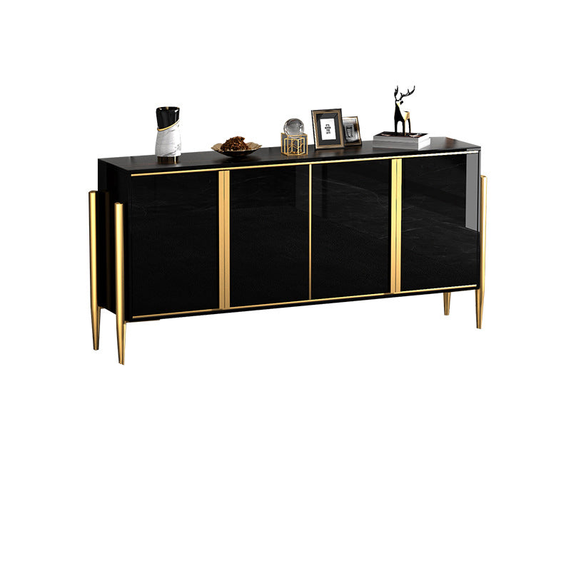 Glam Sideboard Stone Top con sideboard della porta per soggiorno