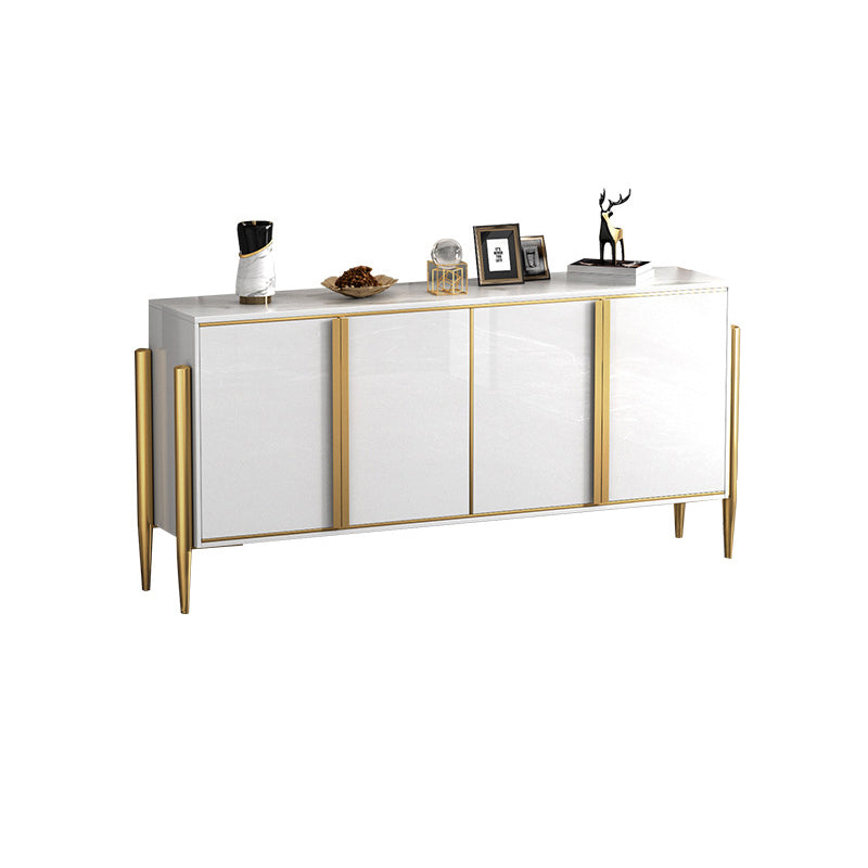 Glam Sideboard Stone Top con sideboard della porta per soggiorno