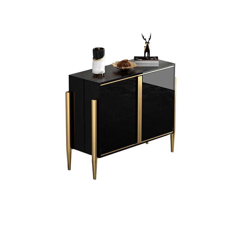Glam Sideboard Stone Top con sideboard della porta per soggiorno