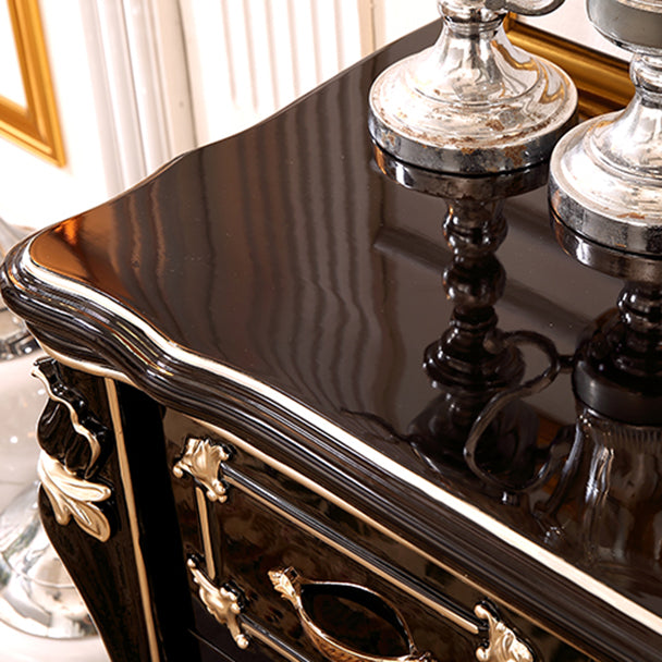 Glam Style Sideboard Wood Sideboard with Door and Drawer for Living Room Clearhalo 'buffet_sideboard' 'Buffets & Sideboards' 'furn' 'furn_buffet_sideboard' 'Furniture' 'Kitchen & Dining Furniture' 5304502