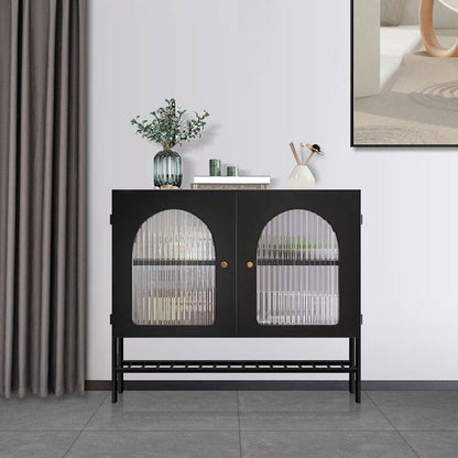 Server in ferro di ferro porte di vetro server di stile moderno per soggiorno per soggiorno