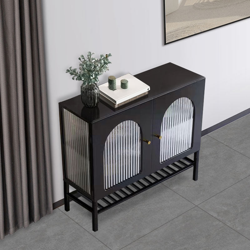 Server in ferro di ferro porte di vetro server di stile moderno per soggiorno per soggiorno