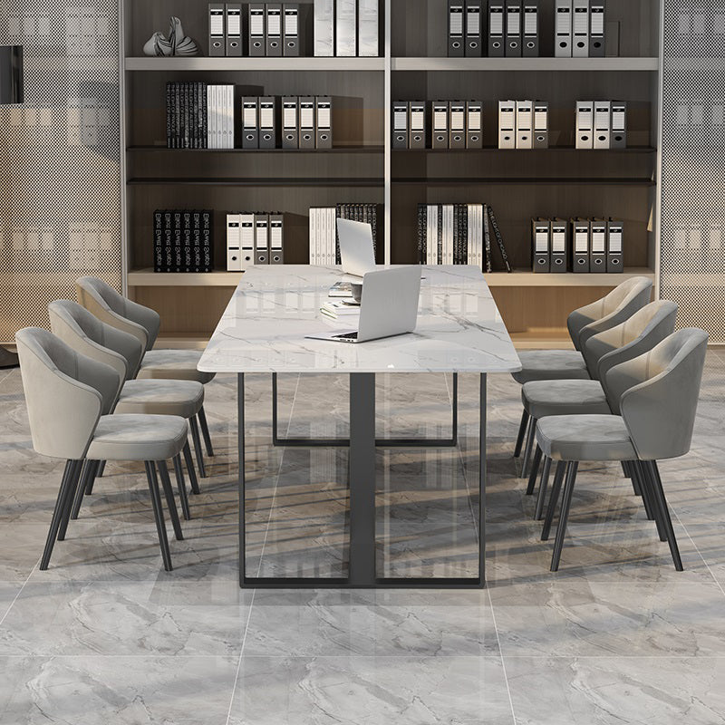 Table de réunion à domicile en pierre enthousiaste table de bureau industriel