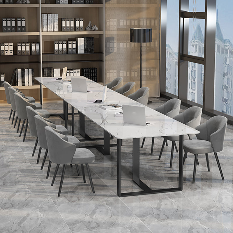 Table de réunion à domicile en pierre enthousiaste table de bureau industriel