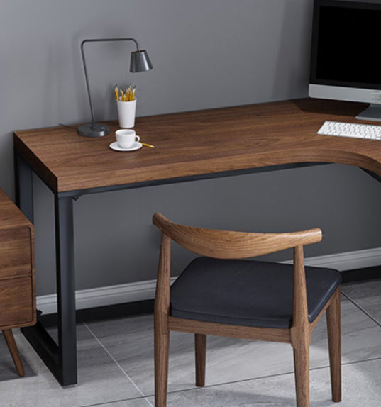 Solid Wood Writing Desk Industrial L-Shaped Task Desk for Home Office Clearhalo 'furn' 'furn_office_desk' 'Furniture' 'Office Desks' 'Office Furniture' 'office_desk' 5304754