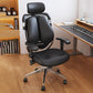 Faux Leather Working Chair Modern High Back Arm Home Office Chair Clearhalo 'furn' 'furn_office_chair' 'Furniture' 'Office Chairs' 'Office Furniture' 'office_chair' 5304952