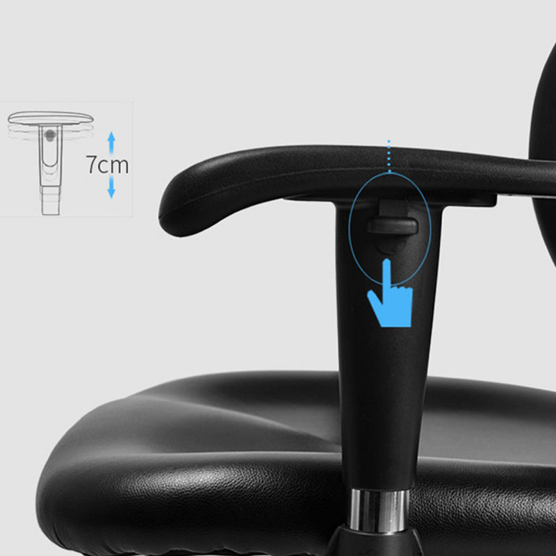 Faux Leather Working Chair Modern High Back Arm Home Office Chair Clearhalo 'furn' 'furn_office_chair' 'Furniture' 'Office Chairs' 'Office Furniture' 'office_chair' 5304959