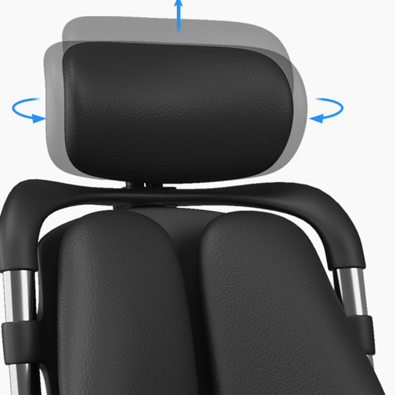 Faux Leather Working Chair Modern High Back Arm Home Office Chair Clearhalo 'furn' 'furn_office_chair' 'Furniture' 'Office Chairs' 'Office Furniture' 'office_chair' 5304962