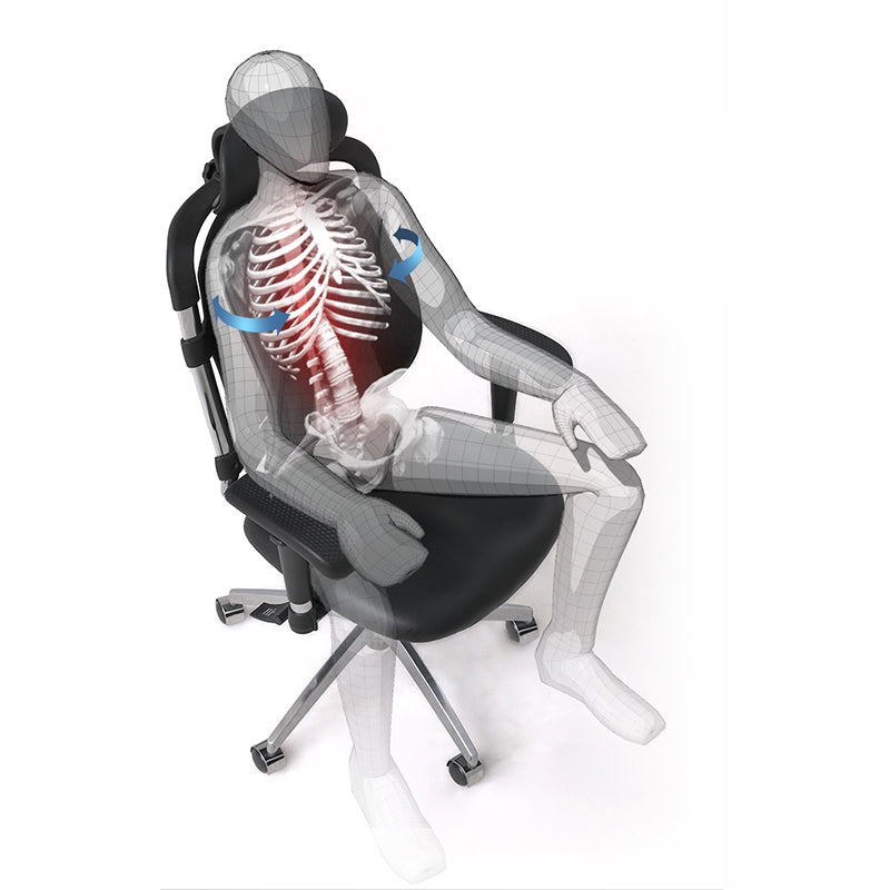 Faux Leather Working Chair Modern High Back Arm Home Office Chair Clearhalo 'furn' 'furn_office_chair' 'Furniture' 'Office Chairs' 'Office Furniture' 'office_chair' 5304964