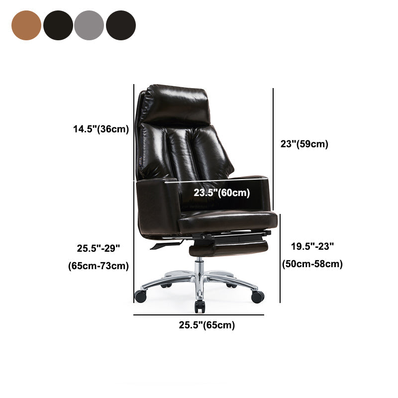 Metal Frame Contemporary Office Chair Executive Ergonomic Computer ...