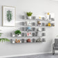 Modern Style Bookcase Metal Wall Mounted Bookshelf for Home Office Clearhalo 'Bookcases' 'furn' 'furn_bookcases' 'Furniture' 'Office Furniture' 5305134