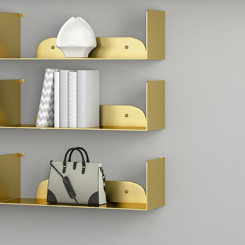 Modern Style Bookcase Metal Wall Mounted Bookshelf for Home Office Clearhalo 'Bookcases' 'furn' 'furn_bookcases' 'Furniture' 'Office Furniture' 5305136