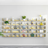Modern Style Bookcase Metal Wall Mounted Bookshelf for Home Office Clearhalo 'Bookcases' 'furn' 'furn_bookcases' 'Furniture' 'Office Furniture' 5305138