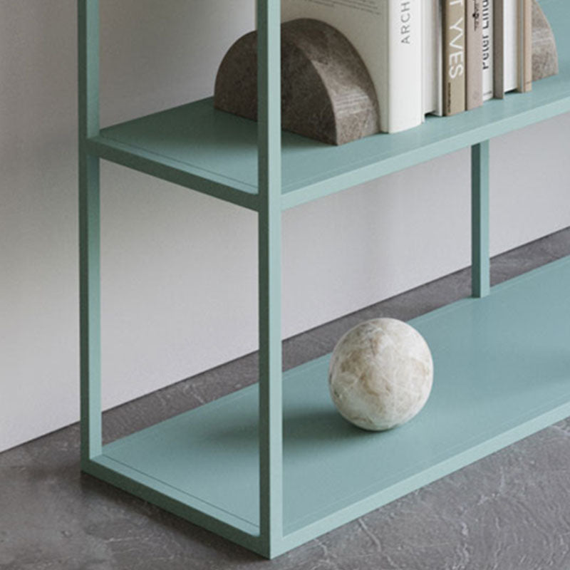 Open terug moderne stijl boekenkast metal boekenplank voor thuiskantoor