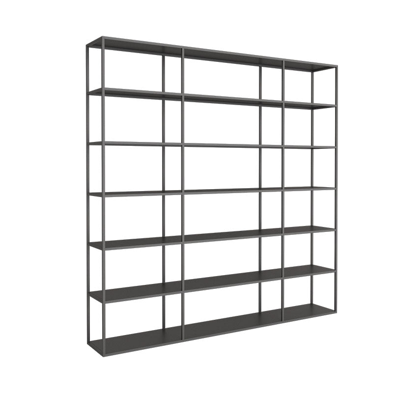 Open terug moderne stijl boekenkast metal boekenplank voor thuiskantoor