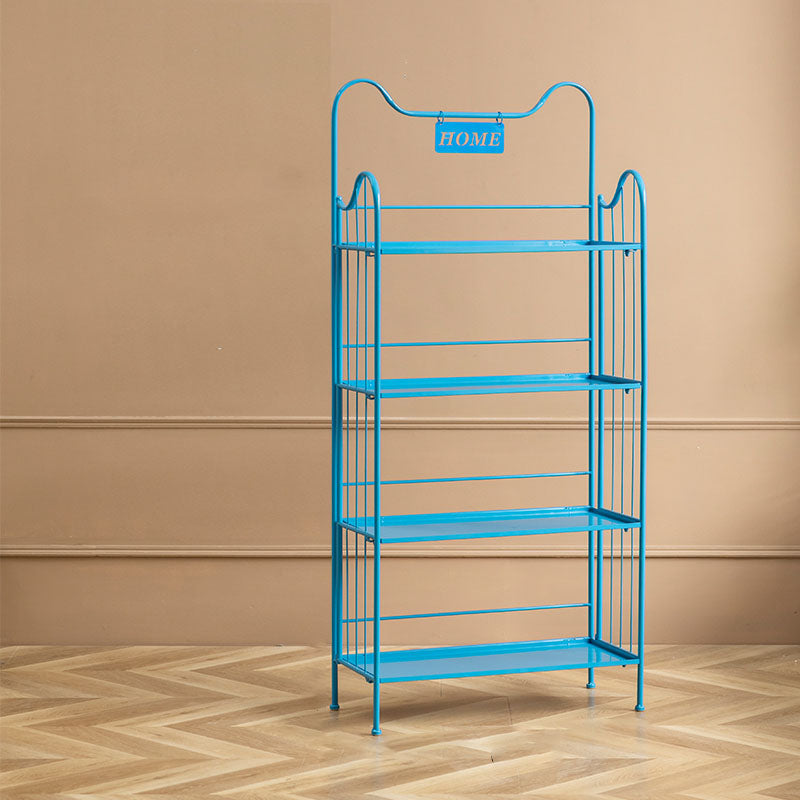 メタルモダンスタイルの本棚ホームオフィス用の本棚をオープンバックシェルフ