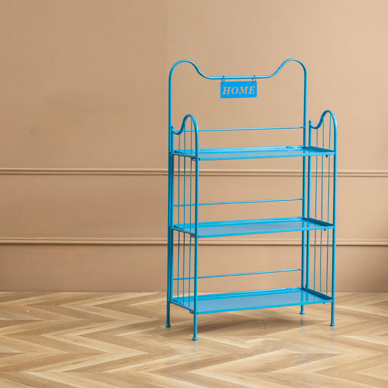 メタルモダンスタイルの本棚ホームオフィス用の本棚をオープンバックシェルフ