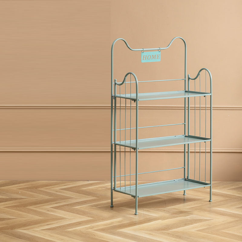 メタルモダンスタイルの本棚ホームオフィス用の本棚をオープンバックシェルフ