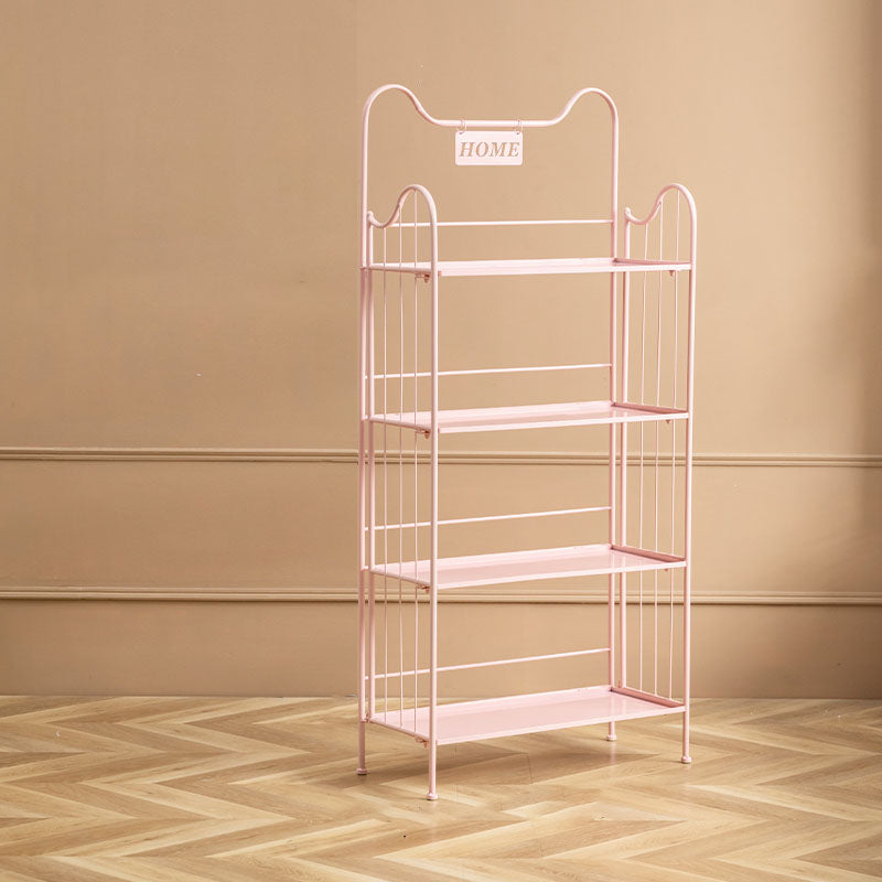 メタルモダンスタイルの本棚ホームオフィス用の本棚をオープンバックシェルフ