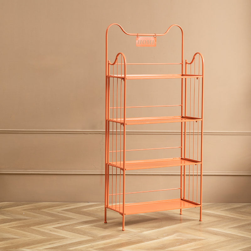 メタルモダンスタイルの本棚ホームオフィス用の本棚をオープンバックシェルフ