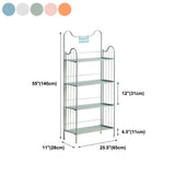 Metal Modern Style Bookcase Open Back Bookshelf for Home Office