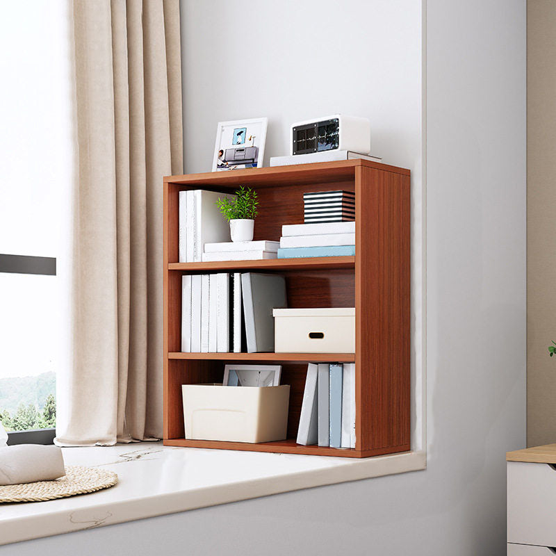 Bibliothèque de style moderne bois fermé étagère arrière avec porte pour le bureau