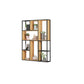 Modern Style Bookcase Metal Open Back Bookshelf for Office Use 47.2"L x 9.8"W x 63"H Clearhalo 'Bookcases' 'furn' 'furn_bookcases' 'Furniture' 'Office Furniture' 5305294