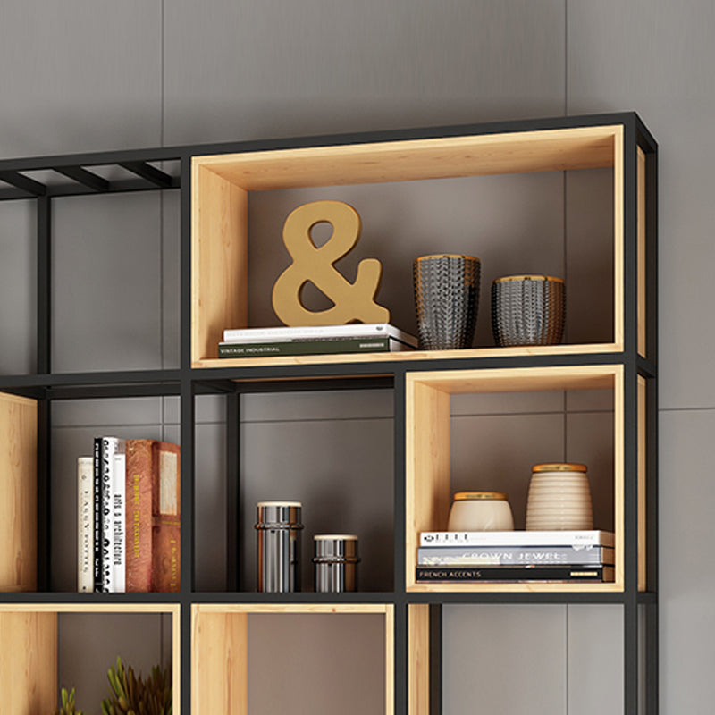 Modern Style Bookcase Metal Open Back Bookshelf for Office Use Clearhalo 'Bookcases' 'furn' 'furn_bookcases' 'Furniture' 'Office Furniture' 5305298