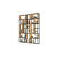Modern Style Bookcase Metal Open Back Bookshelf for Office Use 78.7"L x 9.8"W x 94.5"H Clearhalo 'Bookcases' 'furn' 'furn_bookcases' 'Furniture' 'Office Furniture' 5305304