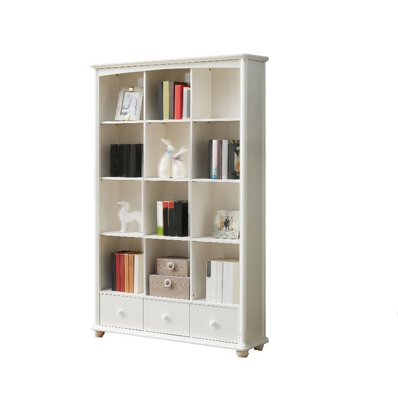 Modern Style Bookcase Engineer Wood Closed Back Bookshelf for Home Office 47.2"L x 11.8"W x 70.9"H 3 Clearhalo 'Bookcases' 'furn' 'furn_bookcases' 'Furniture' 'Office Furniture' 5305327