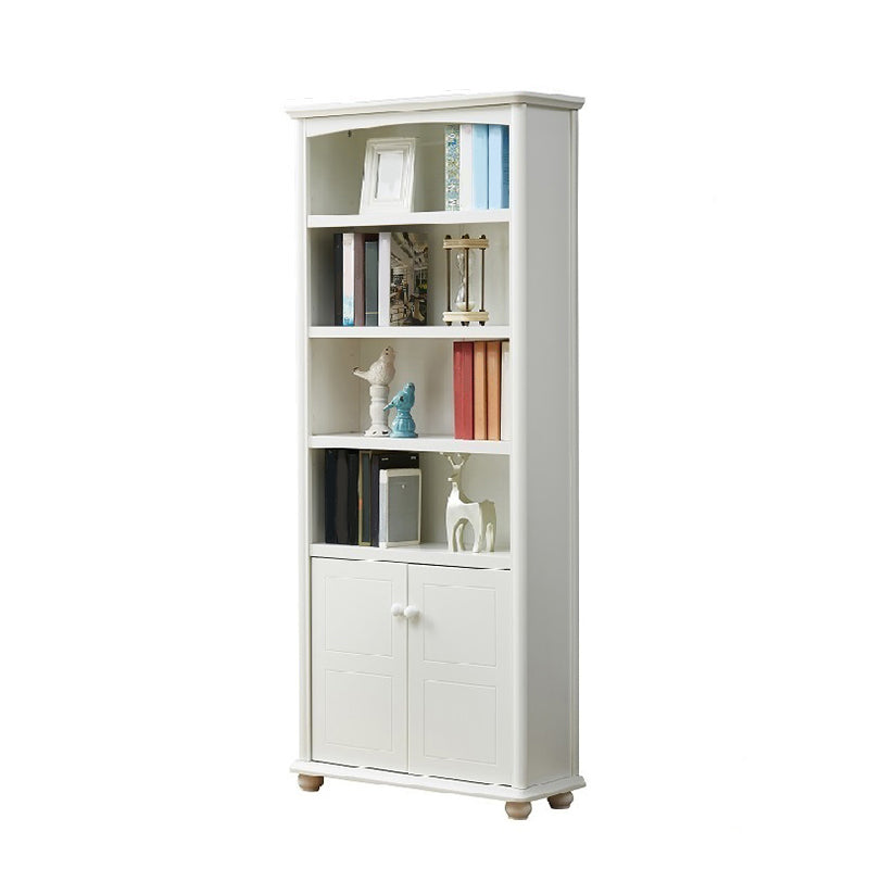 Modern Style Bookcase Engineer Wood Closed Back Bookshelf for Home Office 31.5"L x 11.8"W x 70.9"H Drawer Not Included Clearhalo 'Bookcases' 'furn' 'furn_bookcases' 'Furniture' 'Office Furniture' 5305330