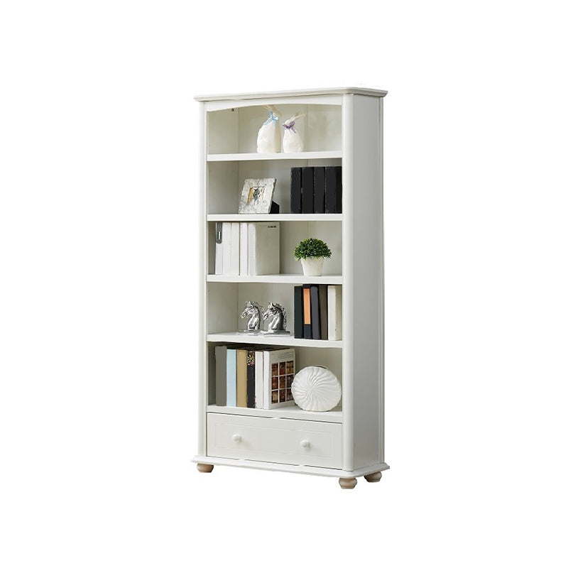 Modern Style Bookcase Engineer Wood Closed Back Bookshelf for Home Office 35.4"L x 11.8"W x 70.9"H 1 Clearhalo 'Bookcases' 'furn' 'furn_bookcases' 'Furniture' 'Office Furniture' 5305338