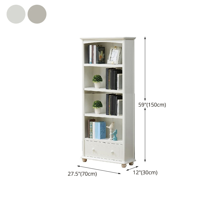 Modern Style Bookcase Engineer Wood Closed Back Bookshelf for Home Office Clearhalo 'Bookcases' 'furn' 'furn_bookcases' 'Furniture' 'Office Furniture' 5305339