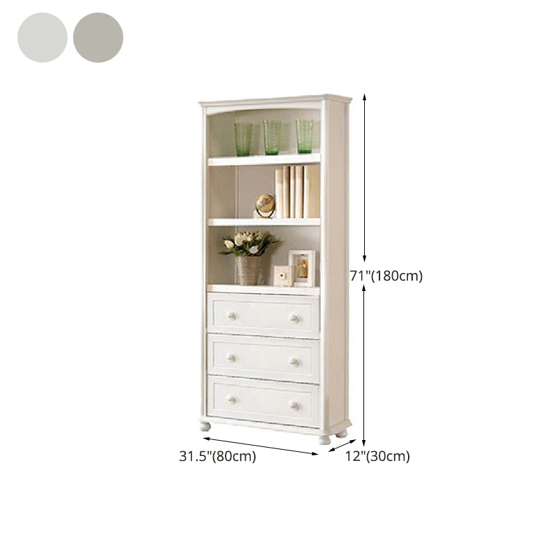 Modern Style Bookcase Engineer Wood Closed Back Bookshelf for Home Office Clearhalo 'Bookcases' 'furn' 'furn_bookcases' 'Furniture' 'Office Furniture' 5305343