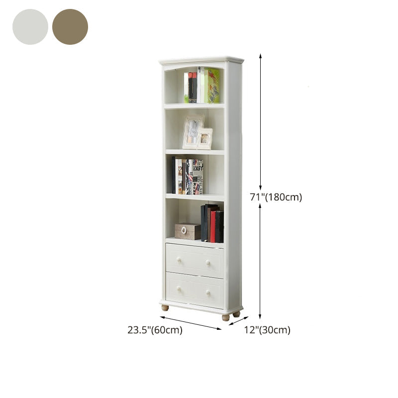 Modern Style Bookcase Engineer Wood Closed Back Bookshelf for Home Office Clearhalo 'Bookcases' 'furn' 'furn_bookcases' 'Furniture' 'Office Furniture' 5305346