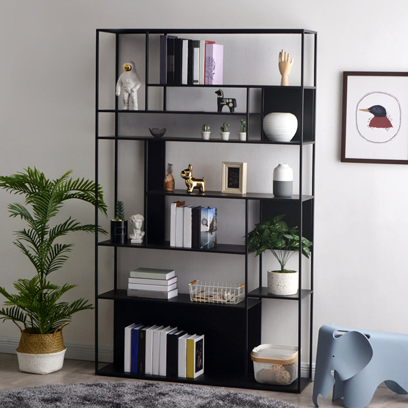 Bibliothèque de style contemporain metal ouvert étagère pour le bureau