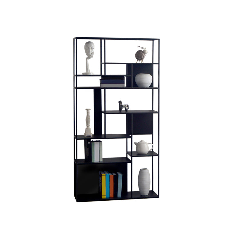Bibliothèque de style contemporain metal ouvert étagère pour le bureau