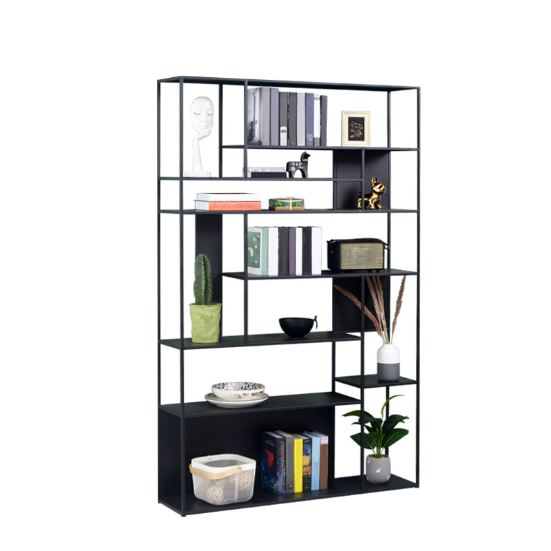 Bibliothèque de style contemporain metal ouvert étagère pour le bureau