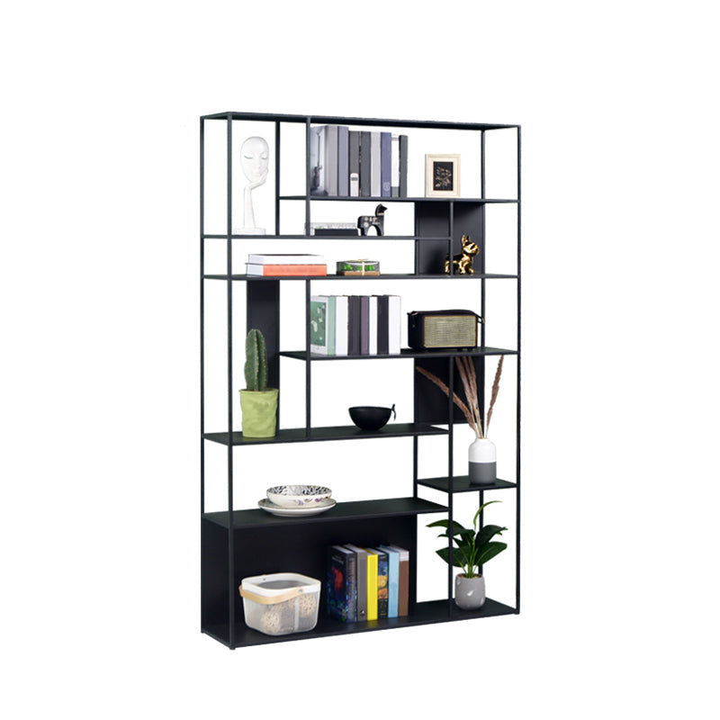 Bibliothèque de style contemporain metal ouvert étagère pour le bureau