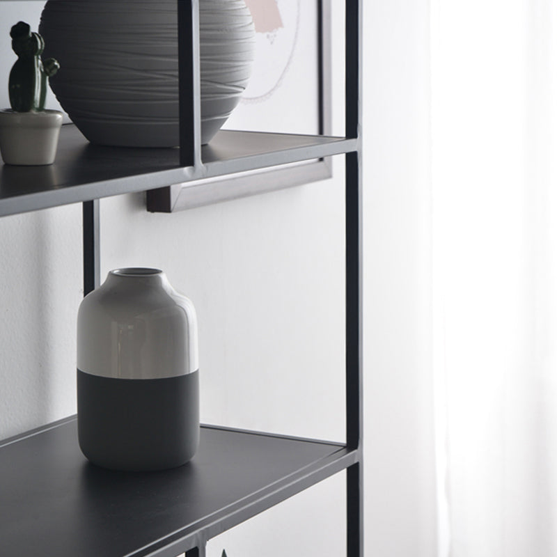 Bibliothèque de style contemporain metal ouvert étagère pour le bureau