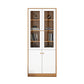 74.5 "H MODERNE BOEKAST WOOD Gesloten Backshelf met deur voor thuiskantoor