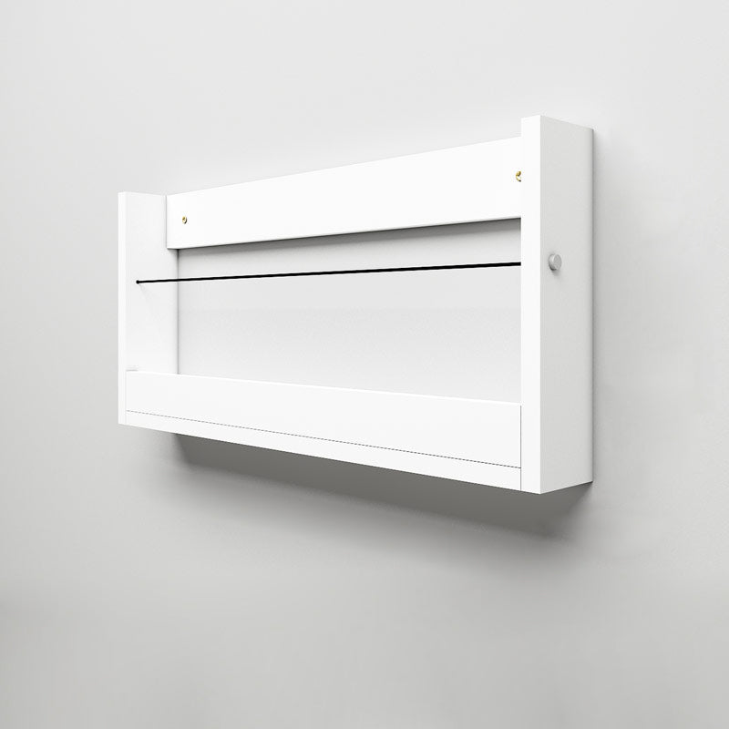 Modern Style Bookcase Wall Mounted Closed Back Bookshelf for Home Office