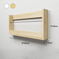 Modern Style Bookcase Wall Mounted Closed Back Bookshelf for Home Office