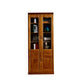 79 "H Modern Style Bookcase in legno massiccio di libreria chiusa con porta per l'home office