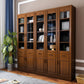 79 "H Modern Style Bookcase in legno massiccio di libreria chiusa con porta per l'home office