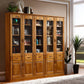 79 "H Modern Style Bookcase in legno massiccio di libreria chiusa con porta per l'home office